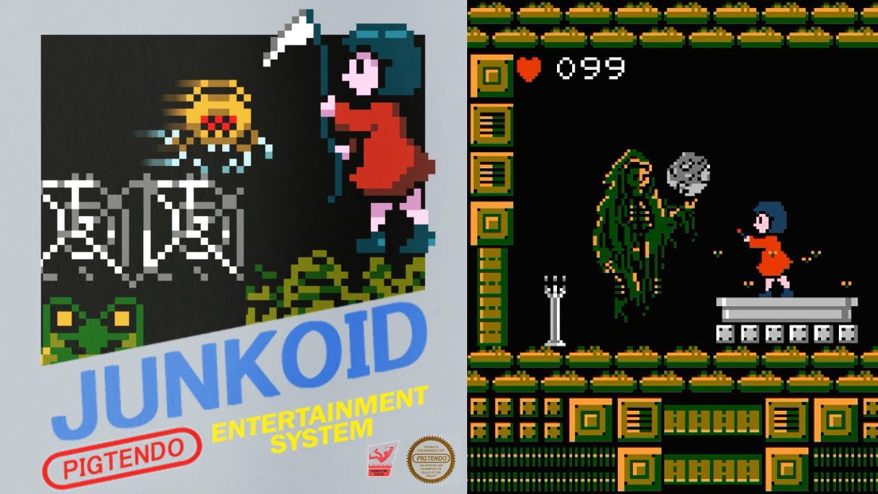 Junkoid - Hack of Metroid [NES] Longplay