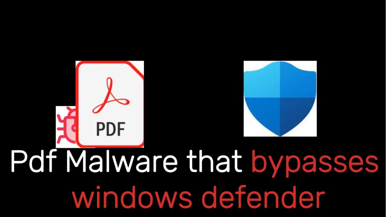 Windows defender bypass