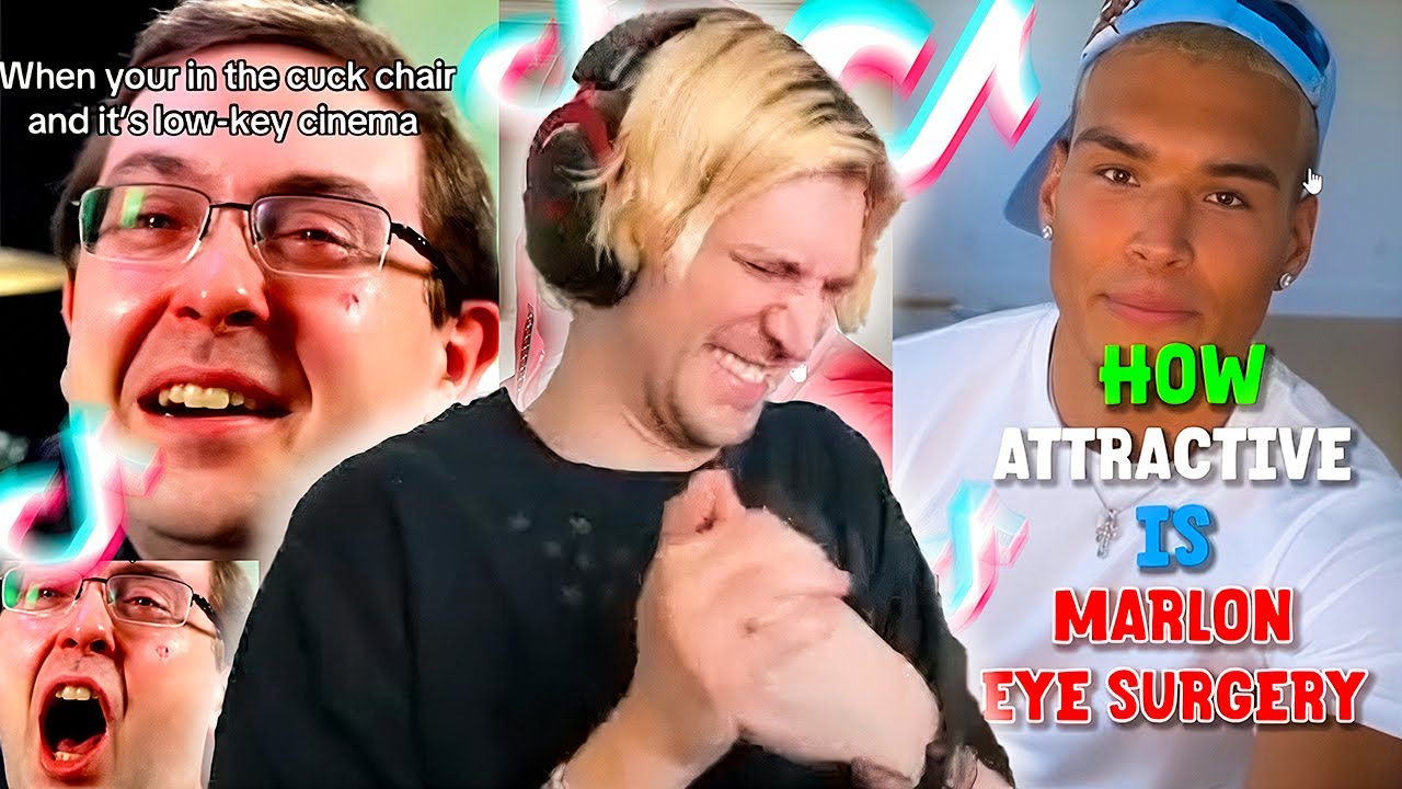 xQc реагирует на вирусные и ЗАБАВНЫЕ TikTok, которые вы раньше не видели!