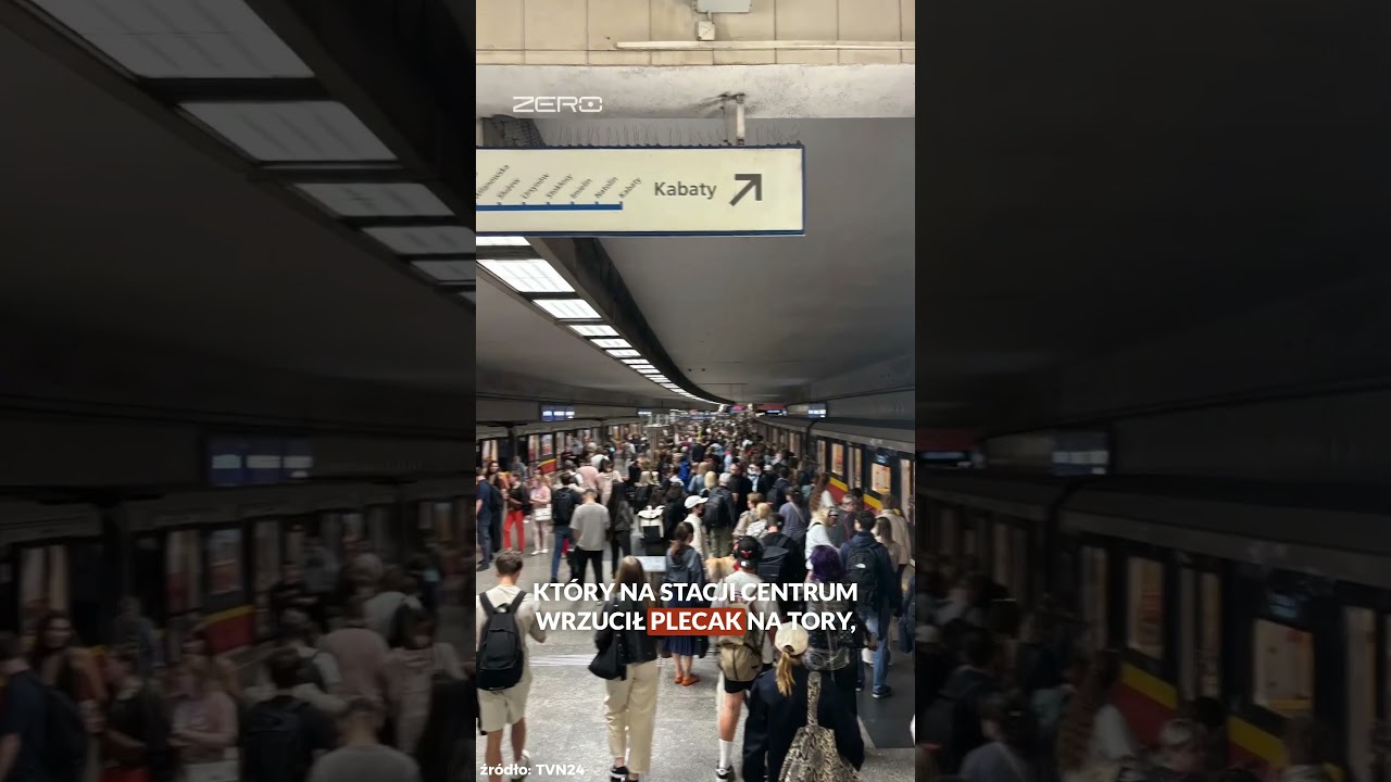UKRAINIEC SPARALIŻOWAŁ METRO W WARSZAWIE. ZOSTANIE DEPORTOWANY