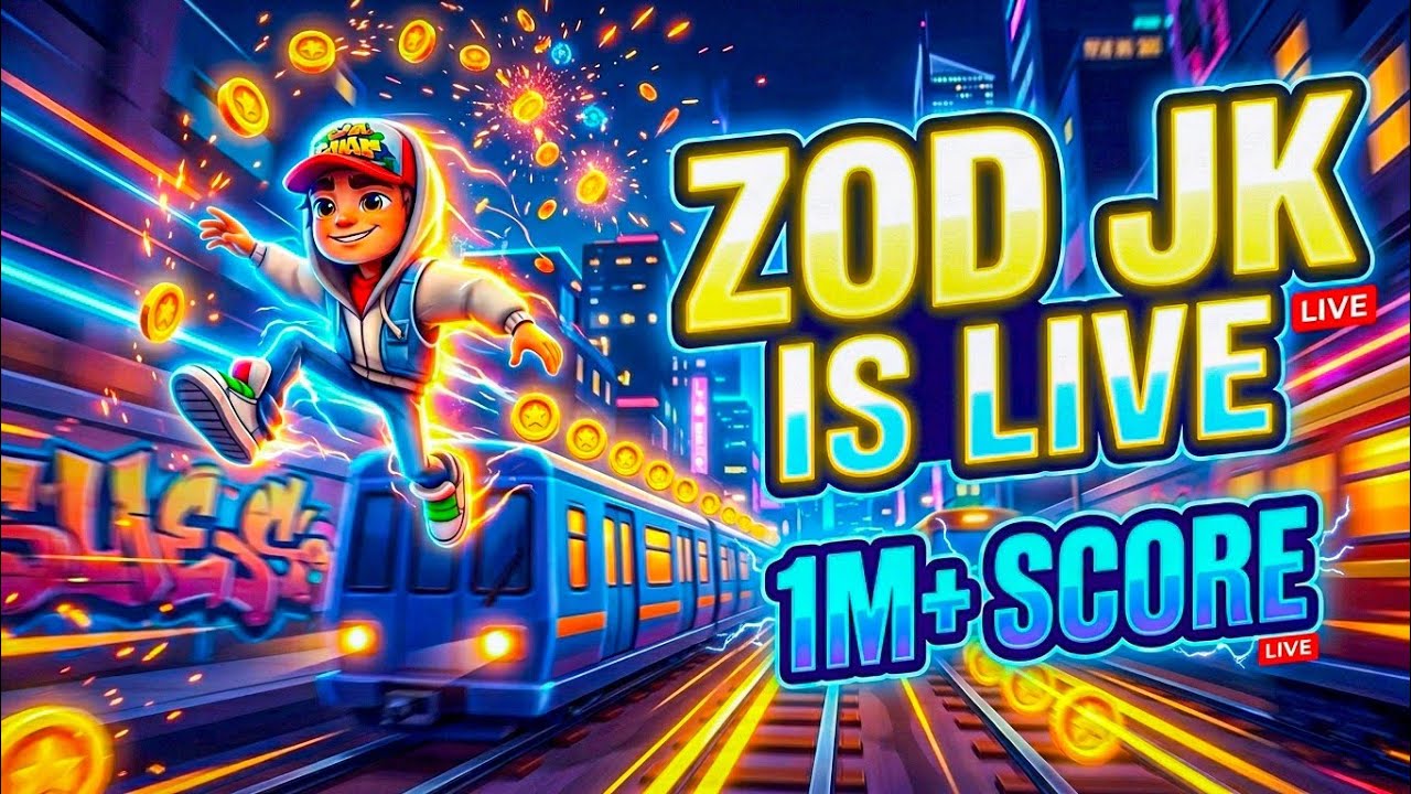 🔴 LIVE: Subway Surfers City Gameplay | ZOD JK IS LIVE 🔥