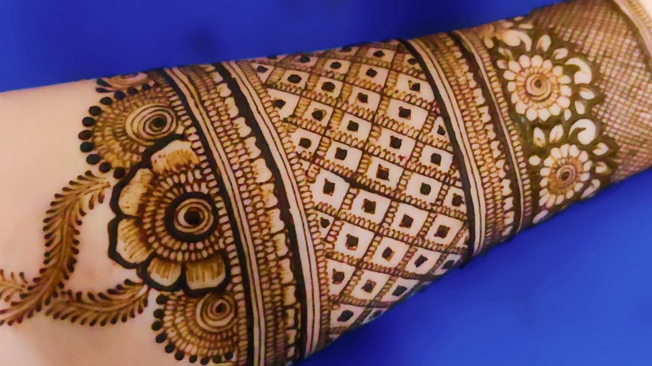 EASY DULHAN MEHNDI DESIGN | NEW BRIDAL HENNA DESIGN FOR FULL HANDS | MUSLIM MEHNDI DESIGN