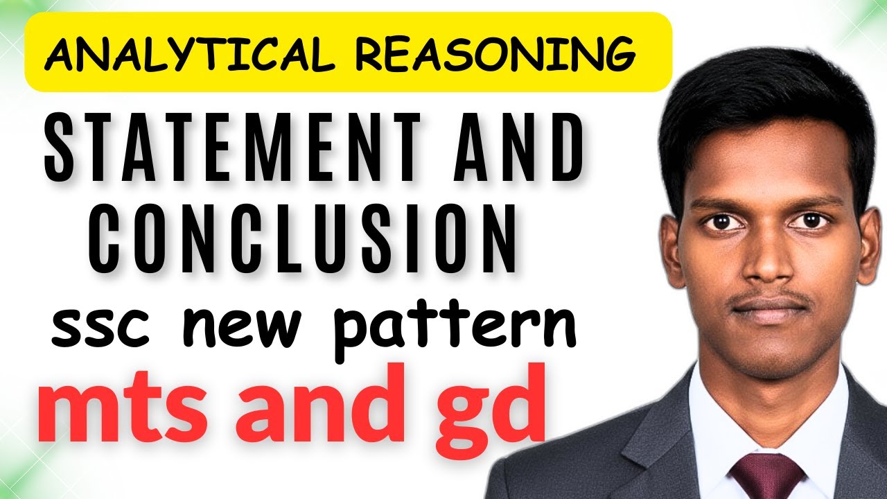 STATEMENT AND CONCLUSION BASED ANALYTICAL REASONING IN TAMIL | Mr REASONING | SSC NEW PATTERN #ssc