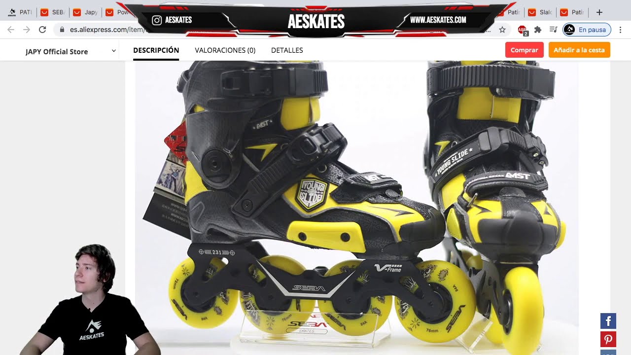 Resumen Patines de Freestyle Slalom y Velocidad en ALIEXPRESS