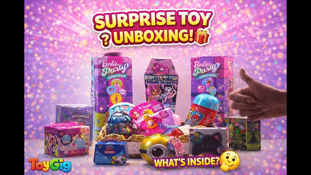 3 Surprise Toys Unboxing 😍 | Which One Is the Best? 🎁 | ToyGig