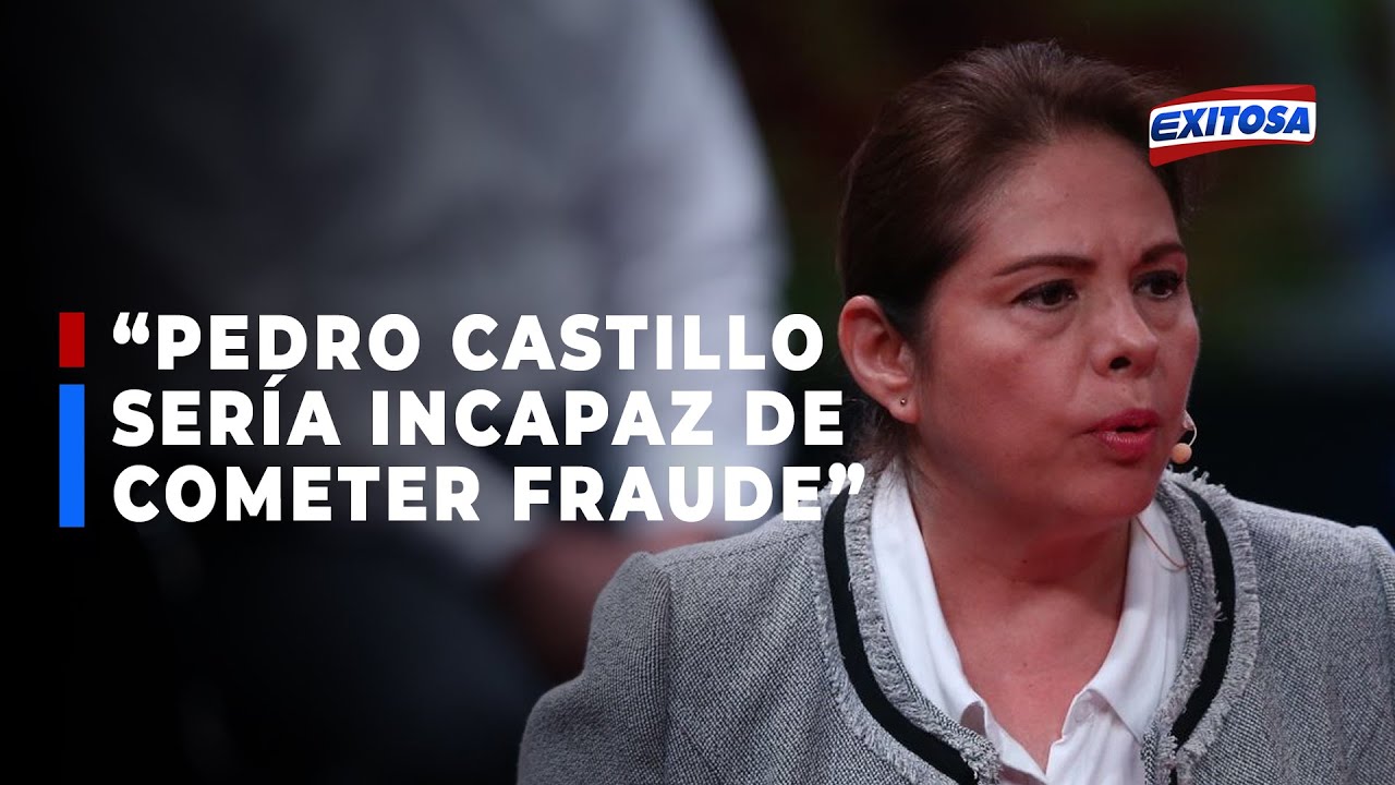 🔴🔵Beatriz Mejía califica de honesto a Pedro Castillo: “Sería incapaz de cometer fraude”