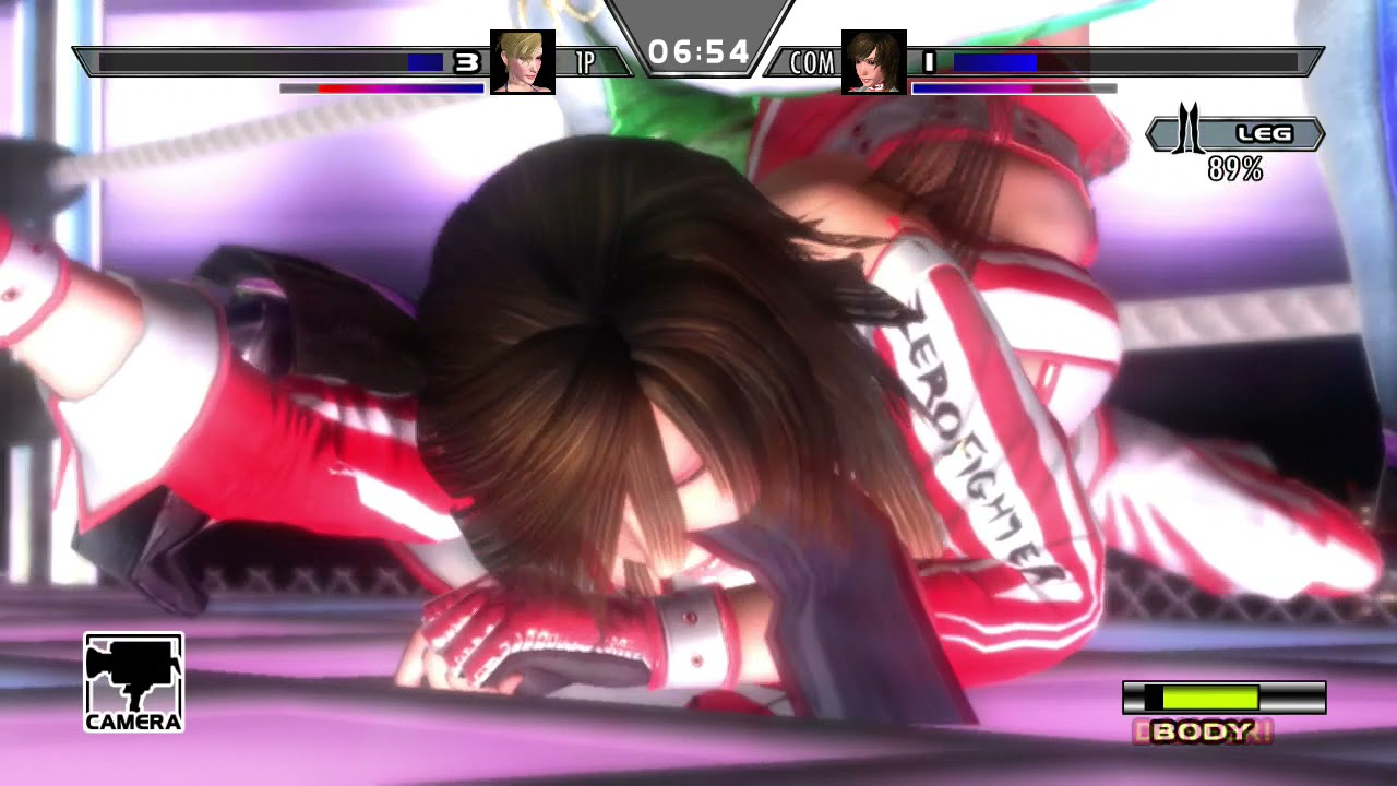 Rumble Roses XX SS Miss Spencer vs SS Reiko Hinomoto