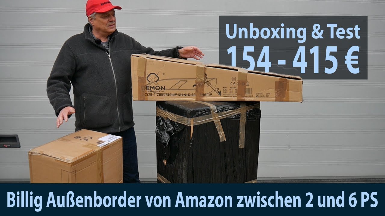 Billige Au&szlig;enborder von Amazon // Unboxing & Test