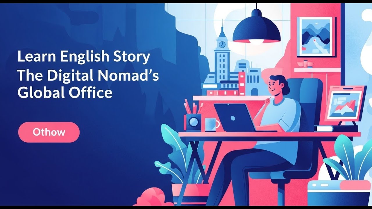 Learn English Story: The Digital Nomad’s Global Office | English Listening Practice | Vintube Five