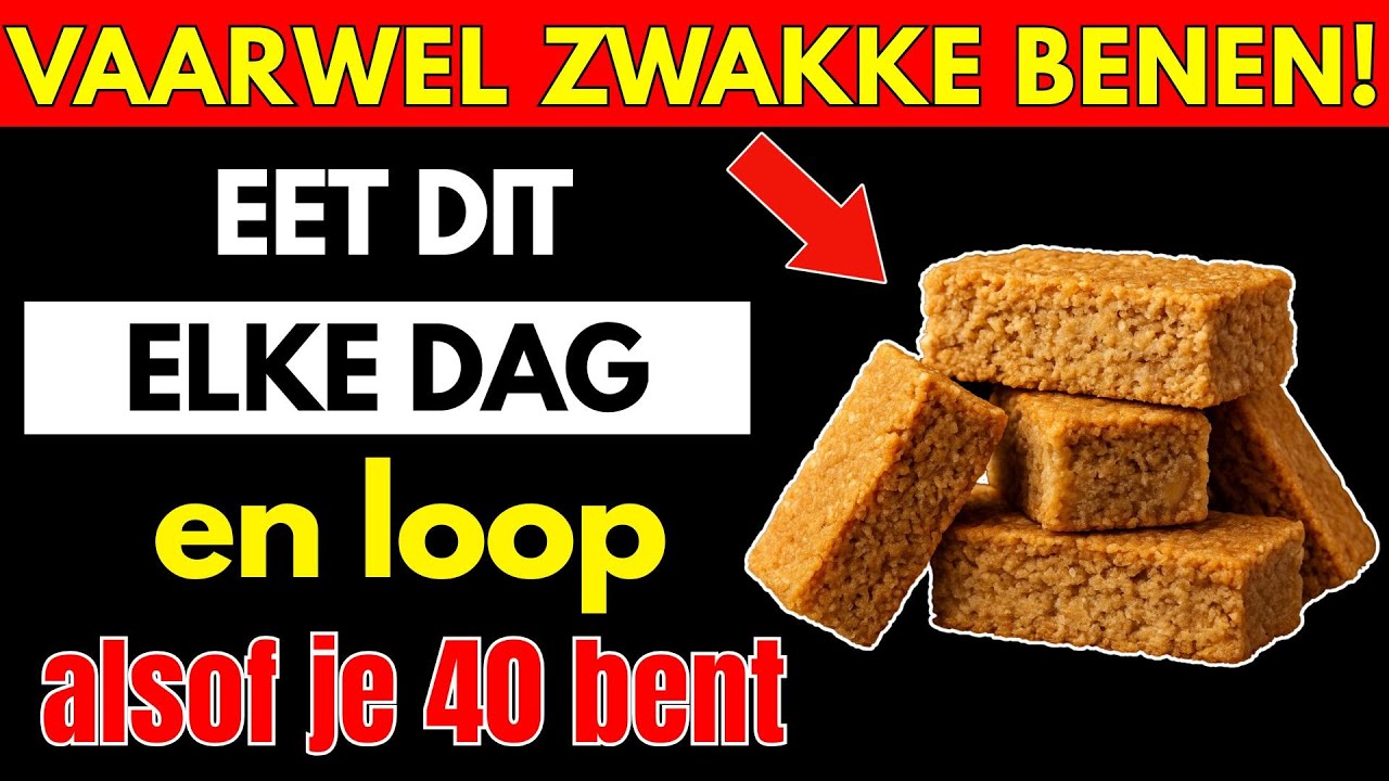 Wil je zelfs op je 90ste sterkere benen hebben? Eet DIT elke dag