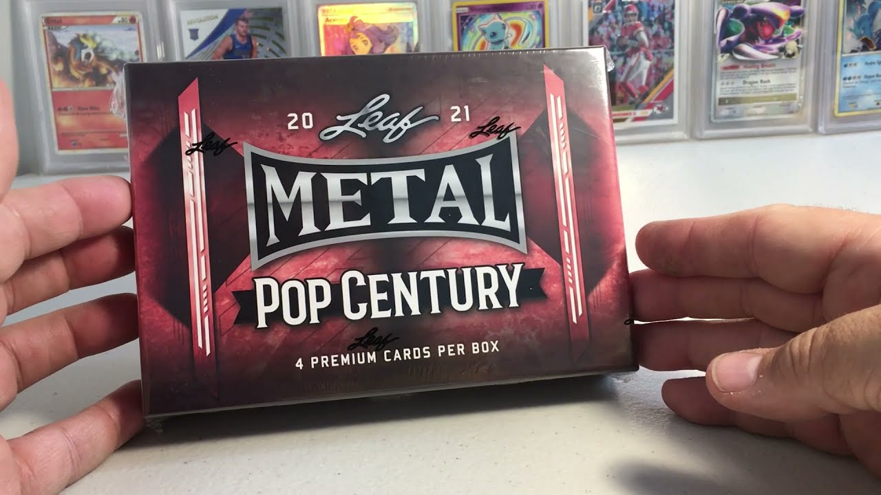 Opening a Hobby Box of 2021 Leaf Metal Pop Century Cards