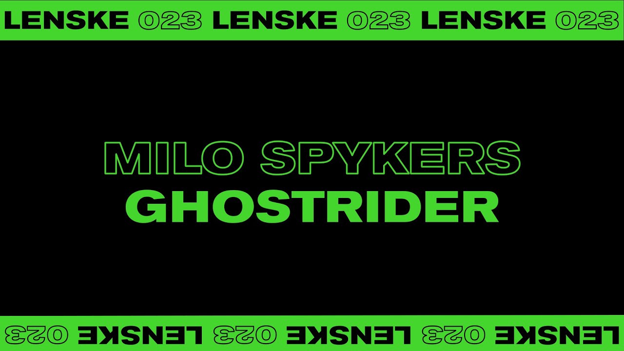 Milo Spykers - Ghostrider