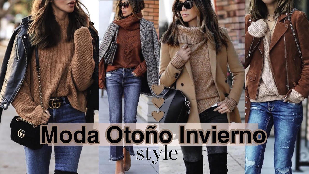 LOOKS DE MODA OTOÑO INVIERNO 2021/22 ROPA OUTFITS PARA OTOÑO INVIERNO MUJER 2021 FALL WINTER OUTFITS