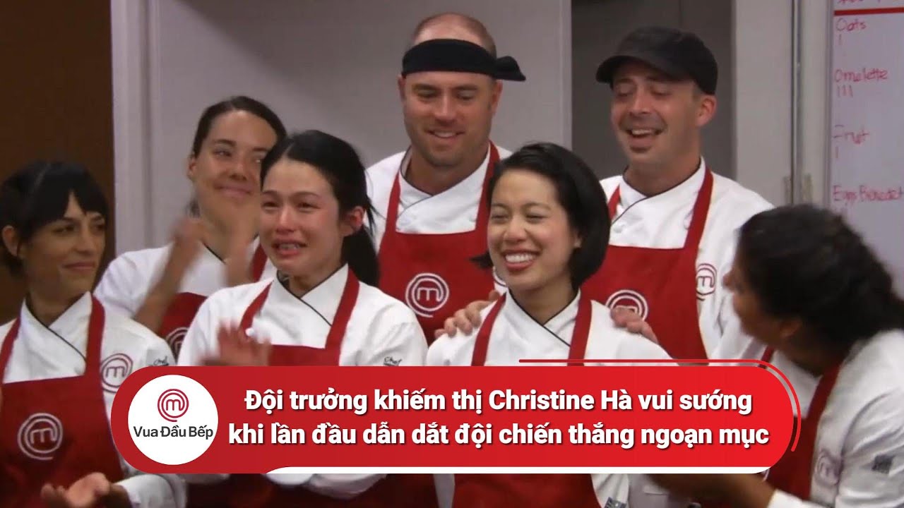 Đội trưởng khiếm thị Christine Hà vui mừng khi lần đầu dẫn dắt đội chiến thắng | Vua Đầu Bếp Mỹ