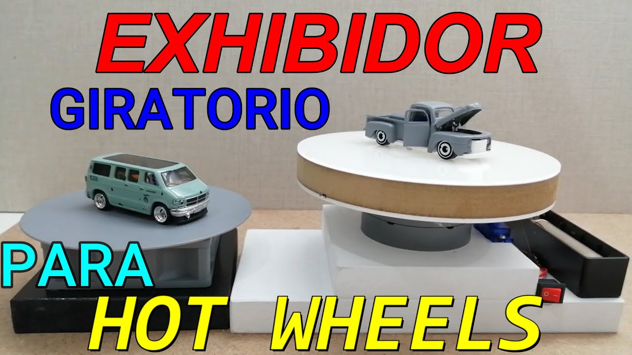 COMO HACER EXHIBIDOR CASERO PARA HOT WHEELS