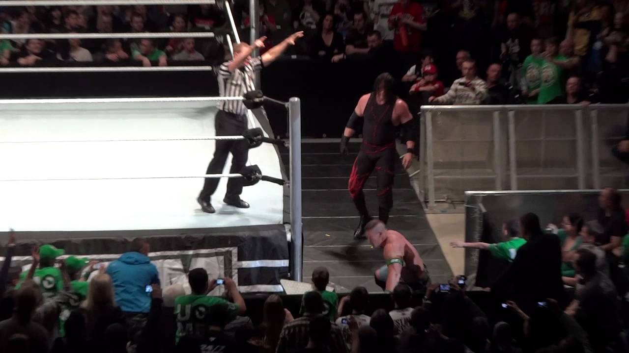 WWE RAW WRESTLEMANIA REVENGE TOUR 2012 Poland -  WALKA SIÓDMA - JOHN CENA VS KANE