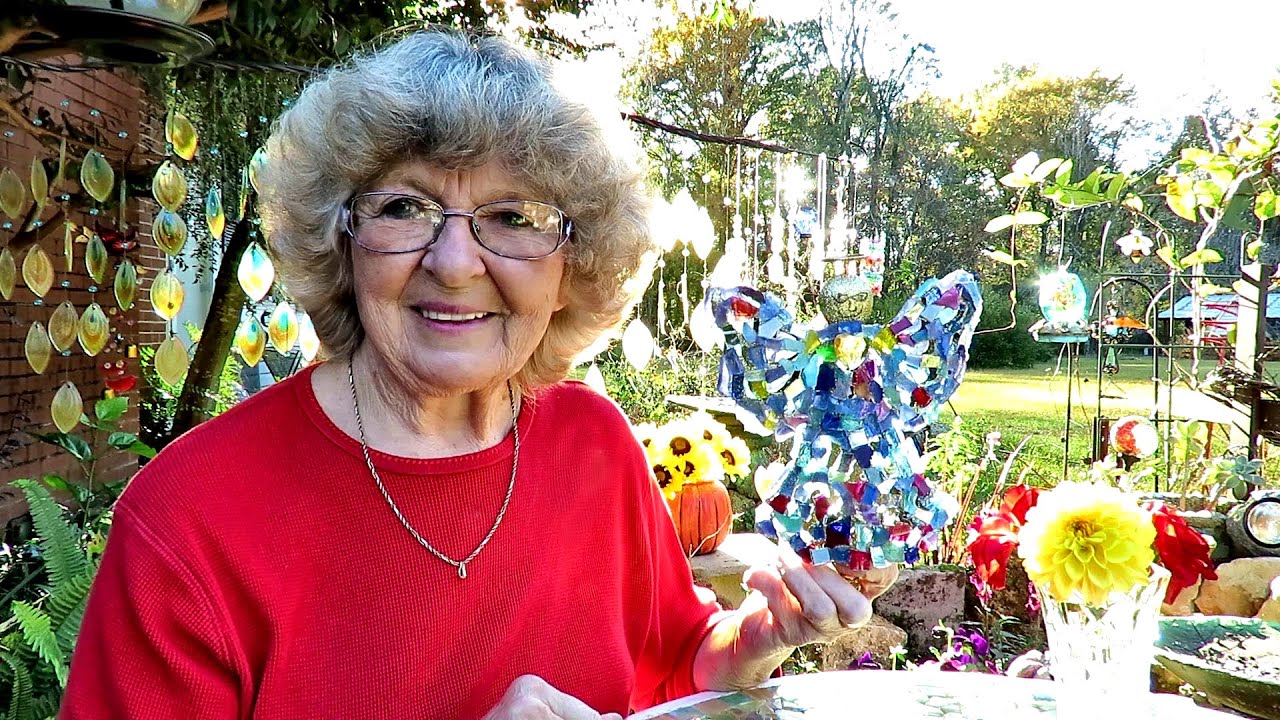 How to make Sea Glass Angel for  my Garden and A mystery Happen in Ga.
