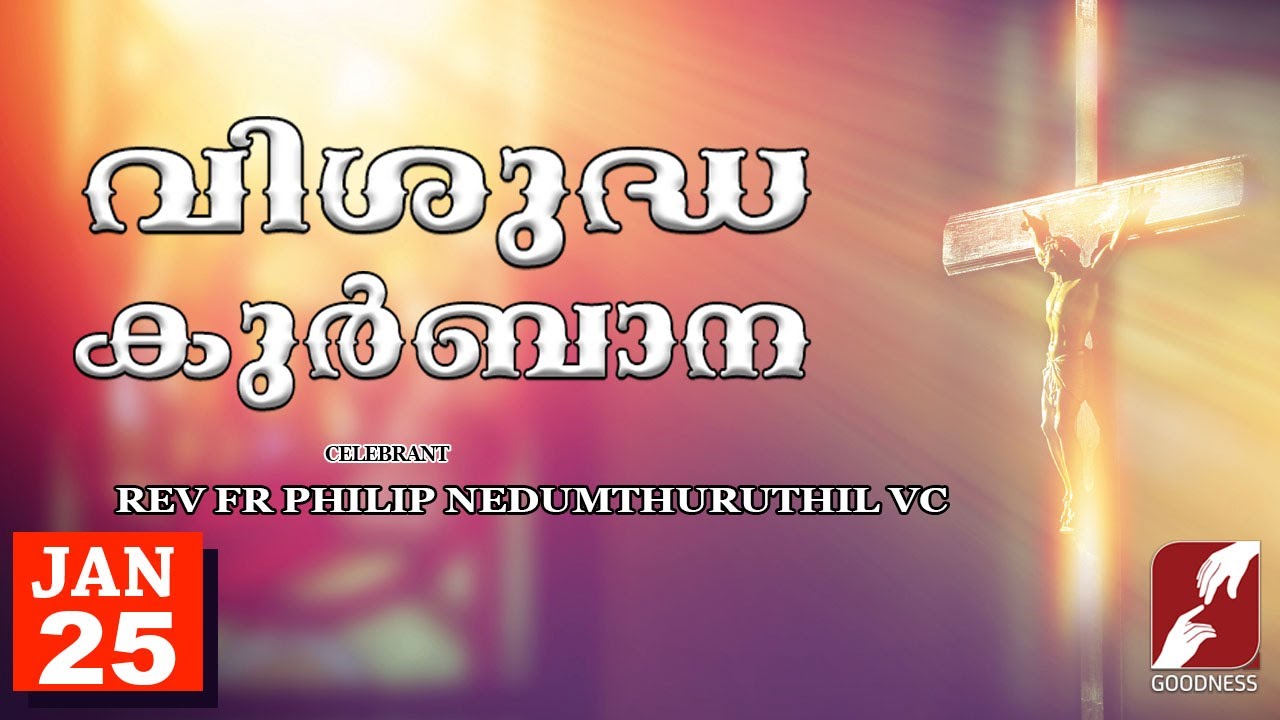 SUNDAY HOLY MASS LIVE @ 6 AM, 25-JAN-2026|FR PHILIP NEDUMTHURUTHIL VC|MALAYALAM QURBANA|TODAY MASS