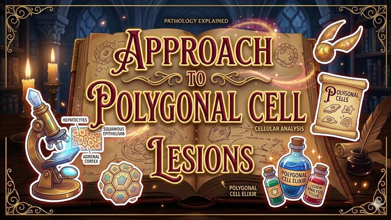 APPROACH TO POLYGONAL CELL RICH LESION #pathology #neetss