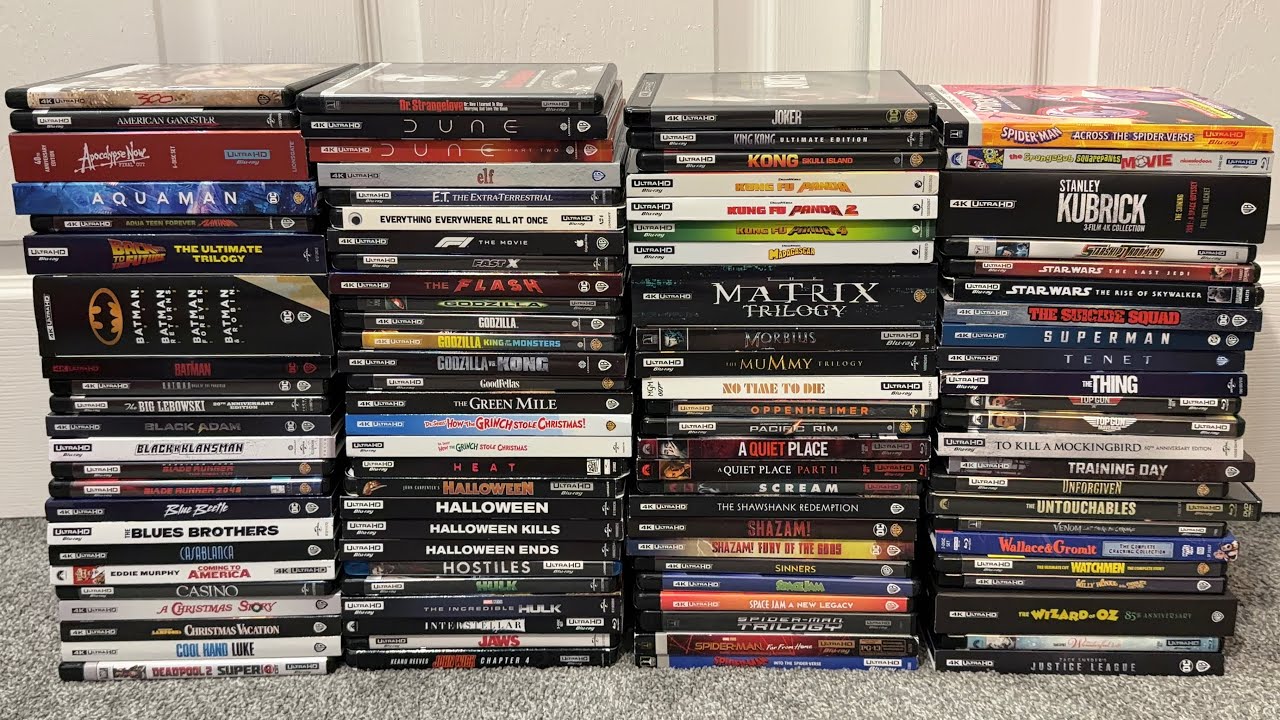 My Complete 4K Ultra HD Blu-ray Movie Collection
