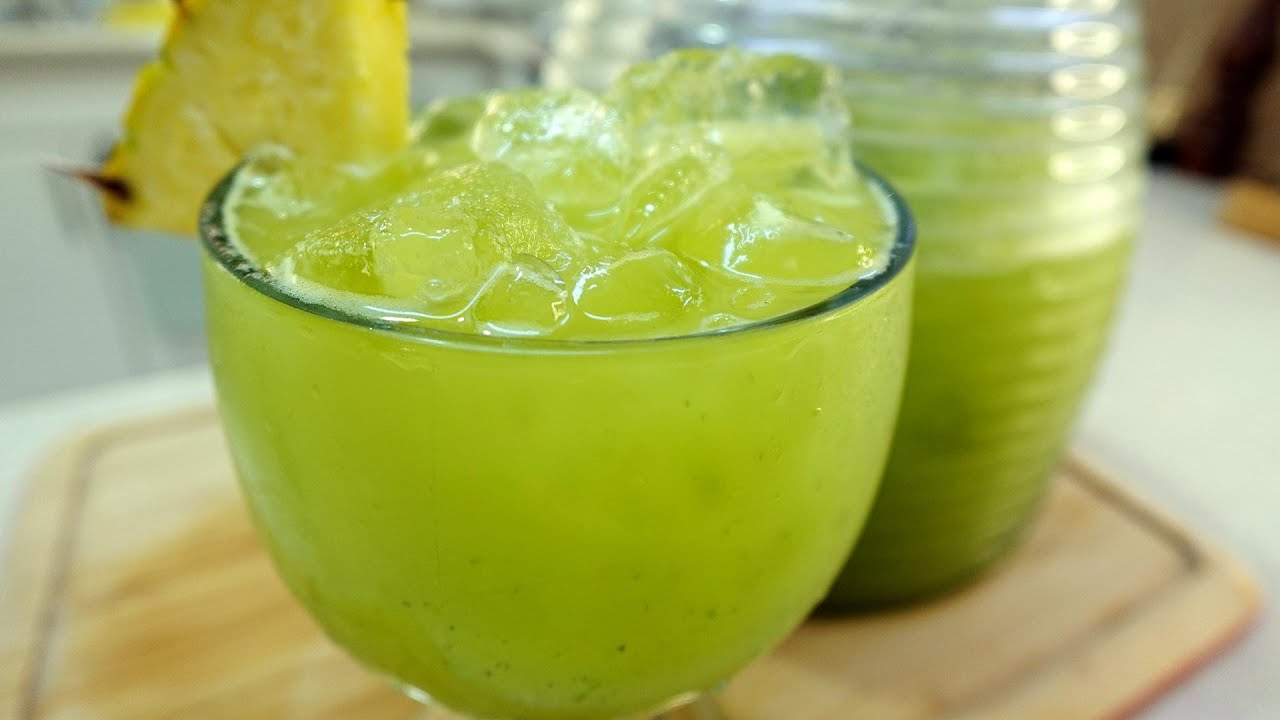 RECETA de Agua FRESCA de Pepino con piña ¡Olvídate del calor!