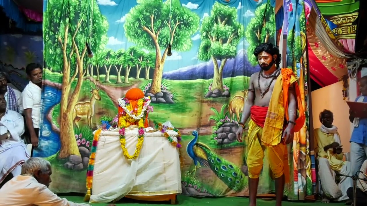 శ్రీ పోతులూరి వీరబ్రహ్మేంద్రస్వామి వీధి నాటకం లో సిద్ధప్ప పూలకు పోవుటసిద్ధప్ప పాత్రల సంజివ్ బోయపల్లి