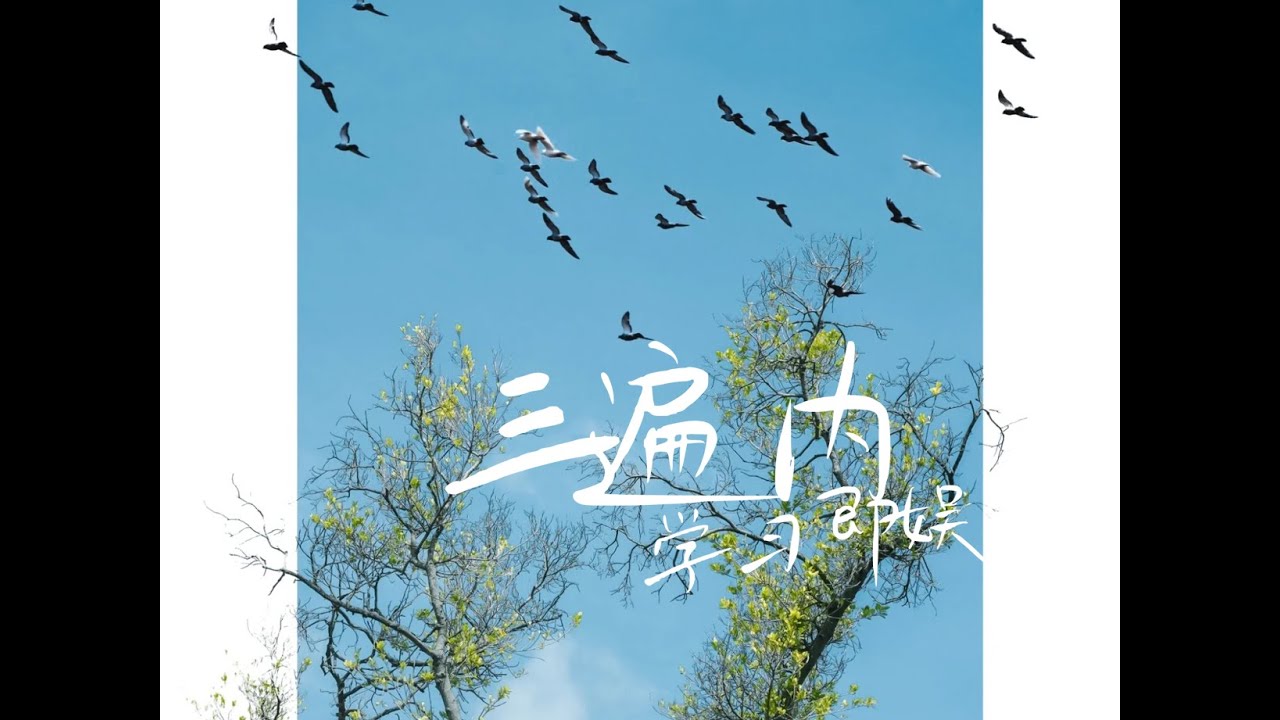 三遍以内的学习，本质都是在娱乐
