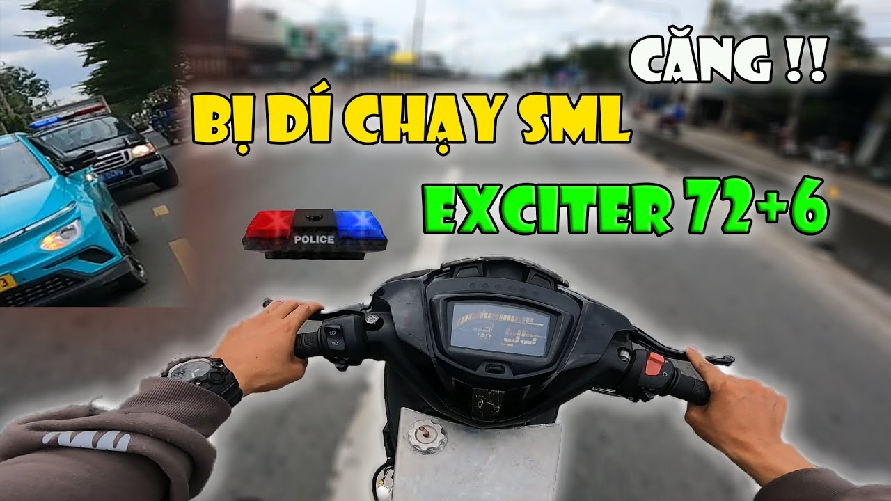 TOANBLACK KHÁM PHÁ EXCITER 72+6 ĐỤNG ĐỘ CSGT TRÊN ĐƯỜNG PHỐ VÀ CÁI KẾT | VLOG