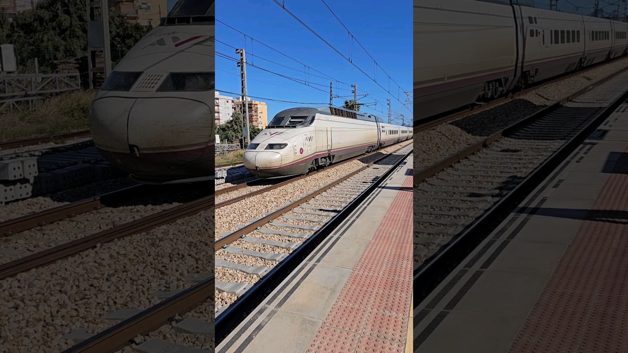 AVE S 100 ALTA VELOCIDAD #renfe #trenesespa&ntilde;a #viajes #s100 #trains #travel #locomotive