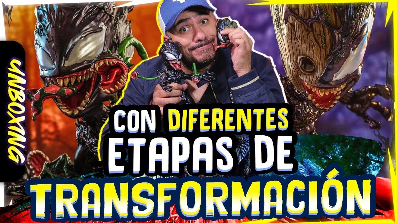 GROOT VENOMIZADO. Hot Toys hizo esta joya ! #Unboxing