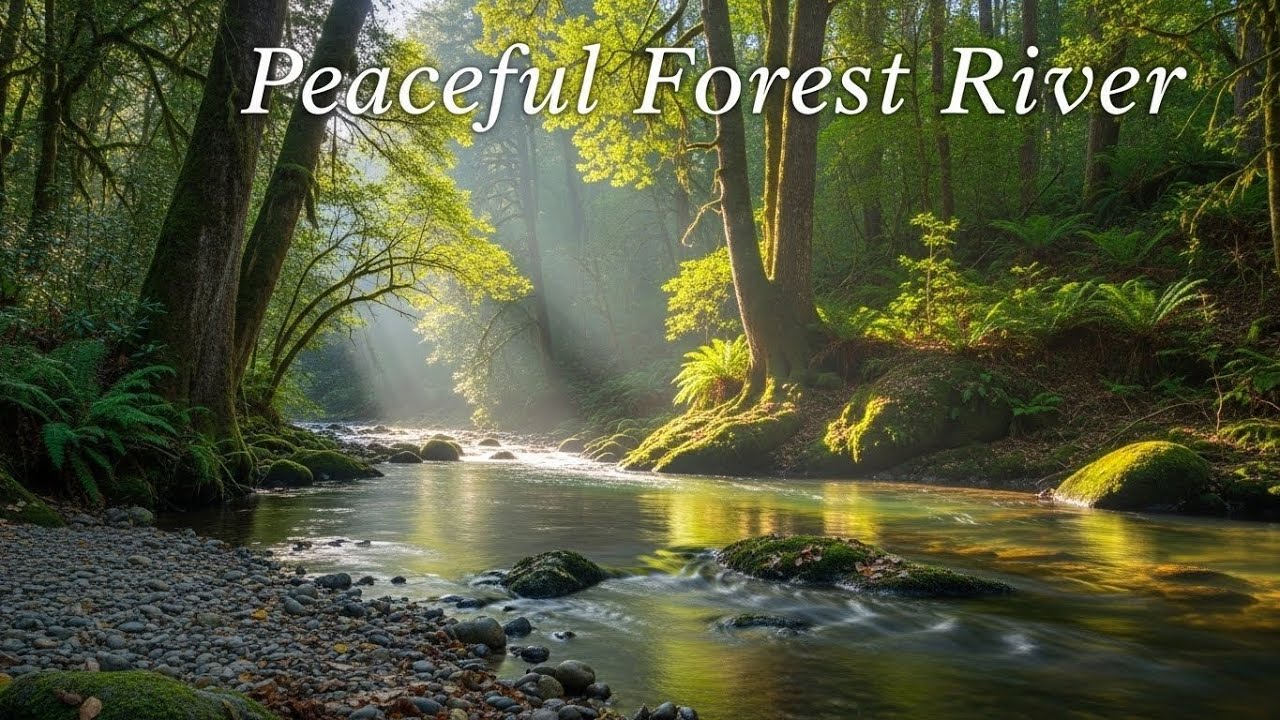 Forest River Ambience 🌿🌊 Soothing Water and Nature Sounds for Deep Sleep #2893