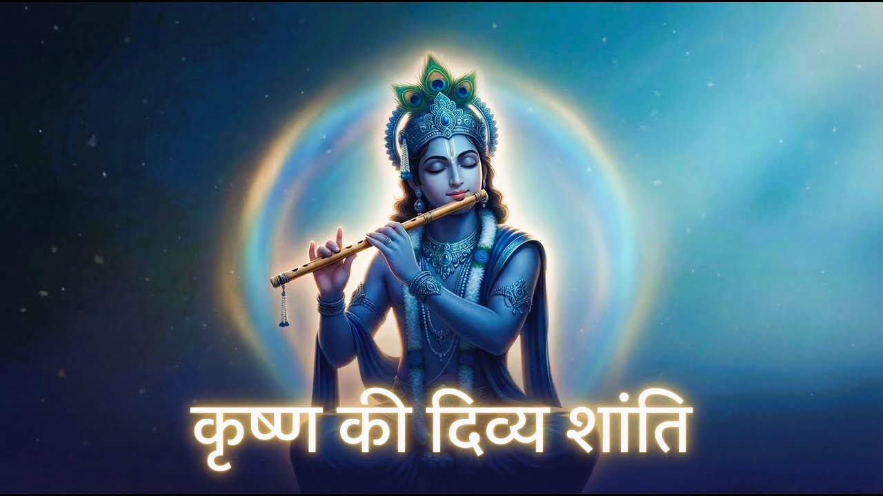 कृष्ण की दिव्य शांति | Krishna Meditation Flute Music | Deep Calm & Peace