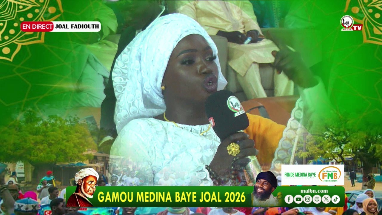 Gamou Joal 2026: Prestation Emouvante de Seyda Arame sur Baye & Cheikh Ahmed T. Cherif.@malbntv​