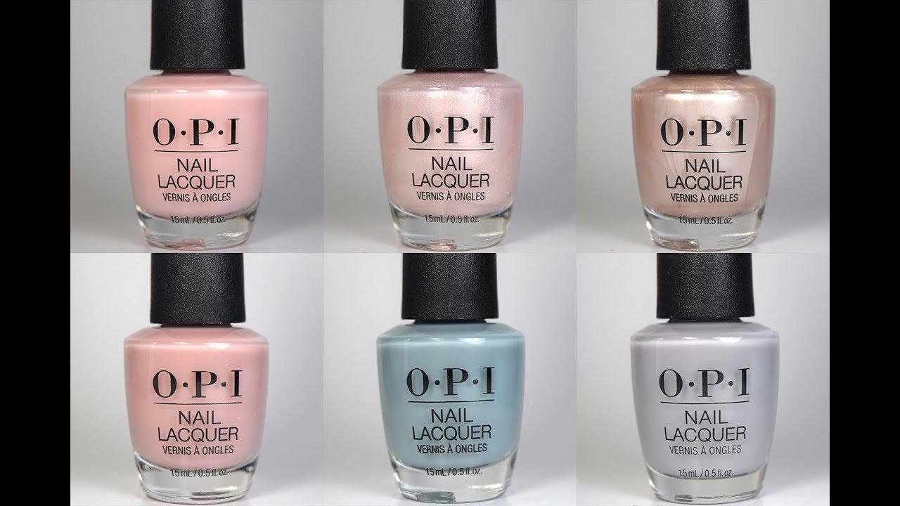 OPI | Always Bare For You 2019 Sheers | Live Swatches