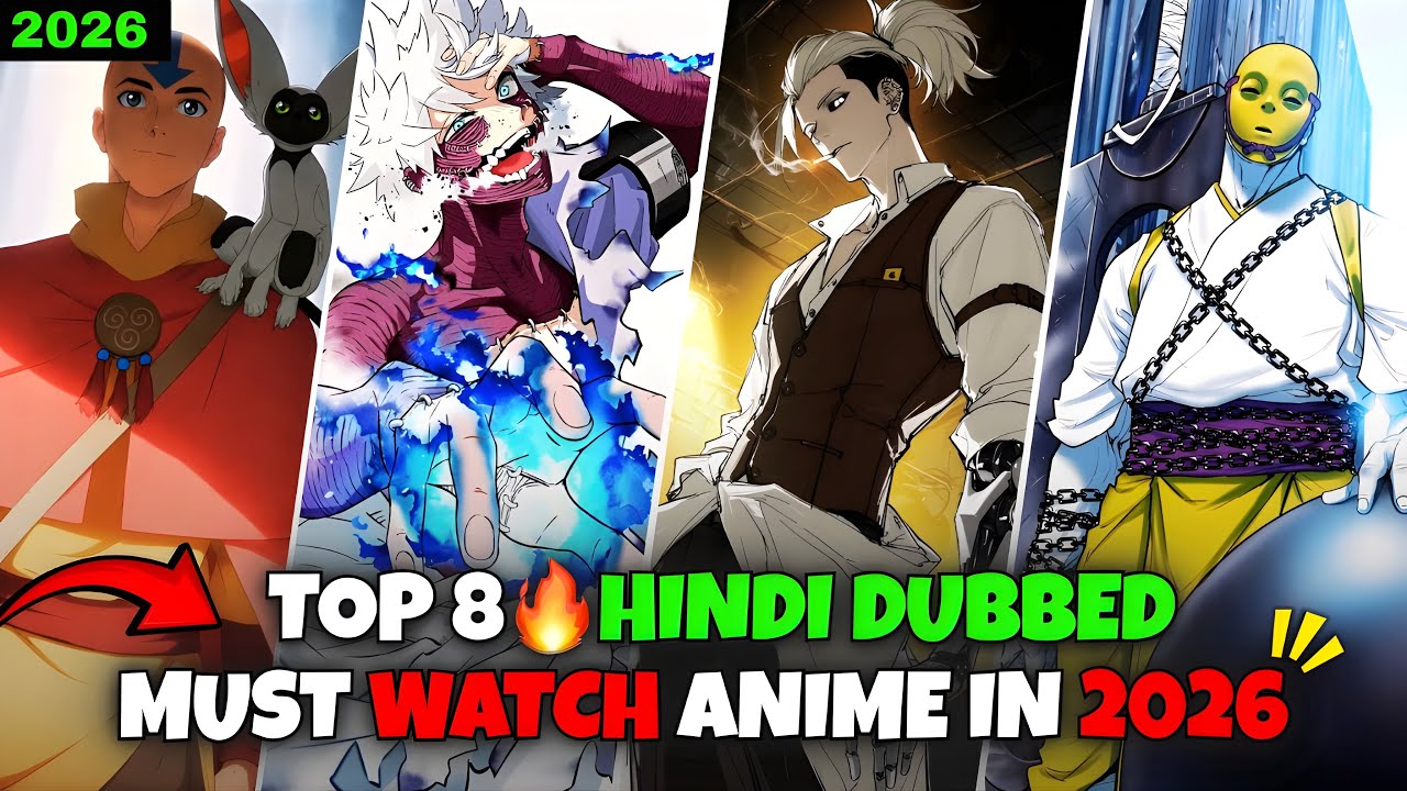 Best anime in Hindi Dubbed 🔥 #anime #animerecommendations