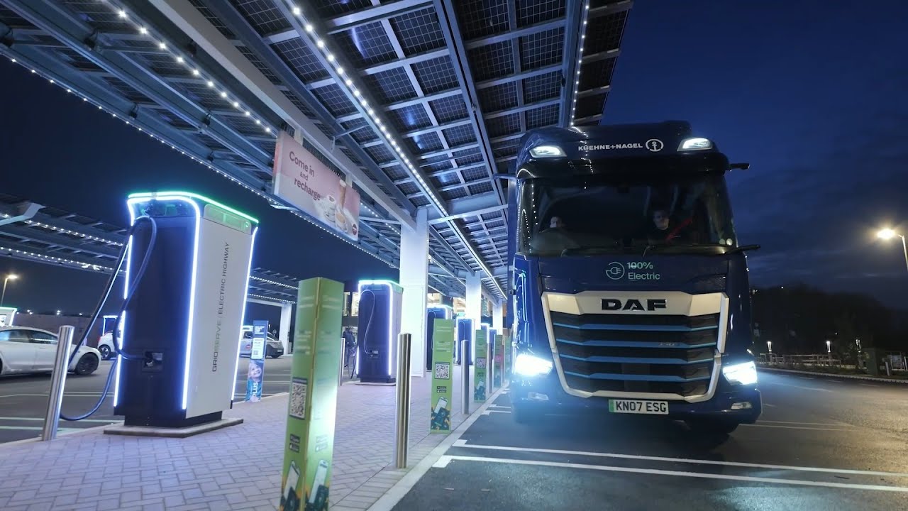 Making history: the first‑ever electric truck on the Channel Tunnel shuttle