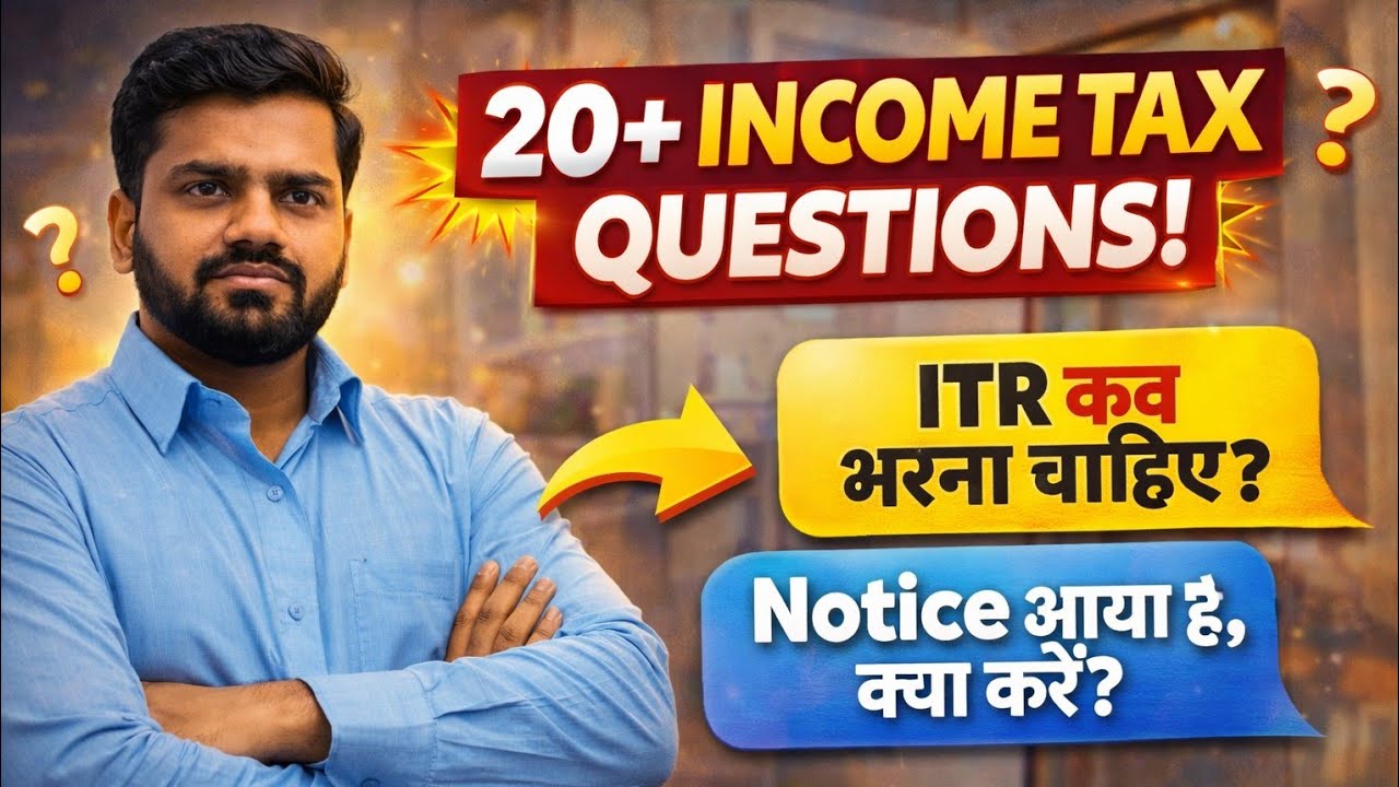 Income Tax Q&A #1 | Clients ke Real Questions | ITR, Tax Notice, Tax Rules