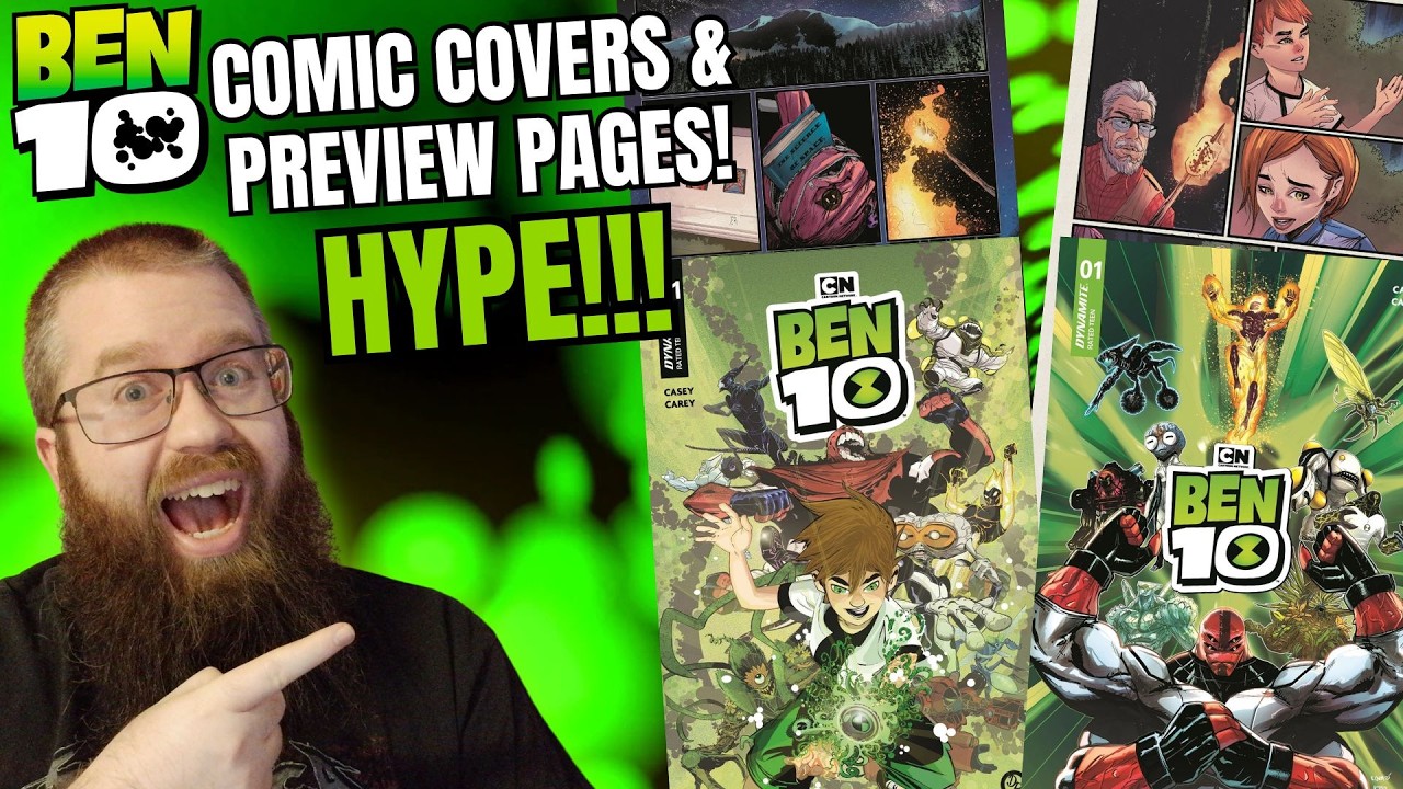 Ben 10 Official Comic Covers & Preview Images! LETS GO!!!