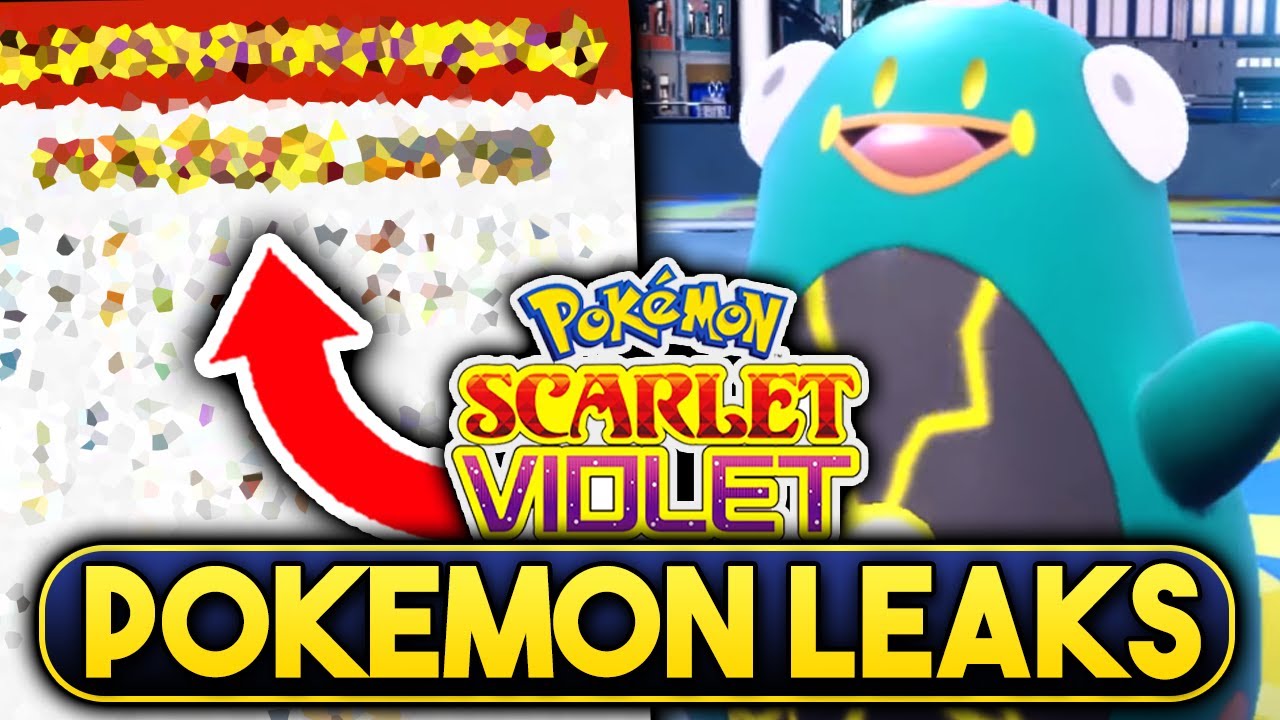 ALL NEW POKEMON LEAKED UPDATED! FULL GEN 9 POKEDEX LEAKS! Pokemon Scarlet & Violet Leaks!