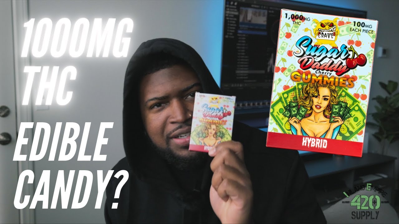 Sugar Daddy Gummies 1000mg THC by CRAVE Meds Review