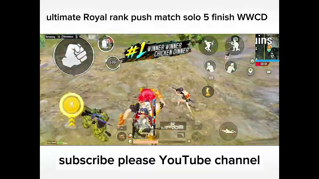 Ultimate Royal rankpush solo 5 finish WWCD 