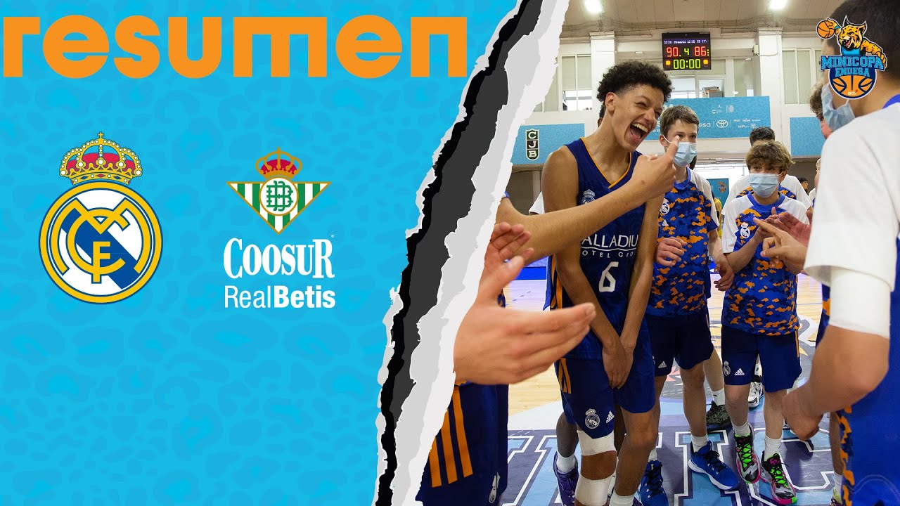 Real Madrid - Coosur Real Betis (90-86) RESUMEN | Minicopa Endesa 2021-22