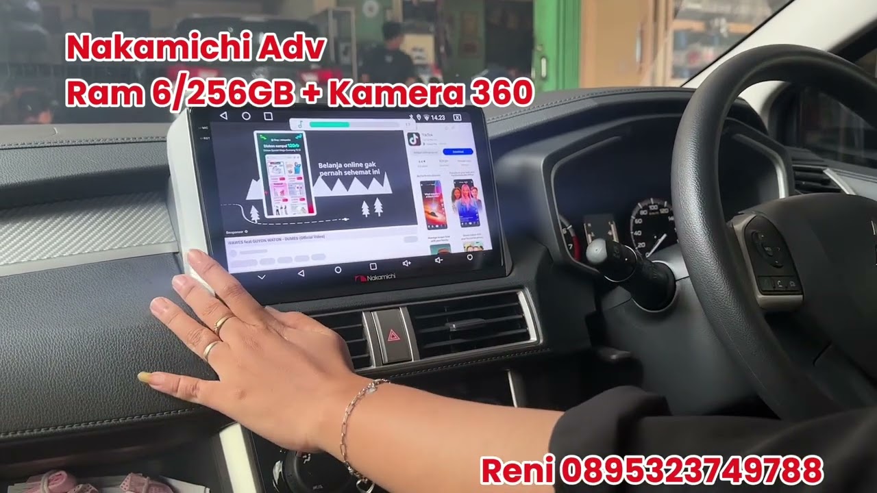 NAKAMICHI ADV RAM 6/256GB Include Kamera 360 di Mobil Xpander 2023