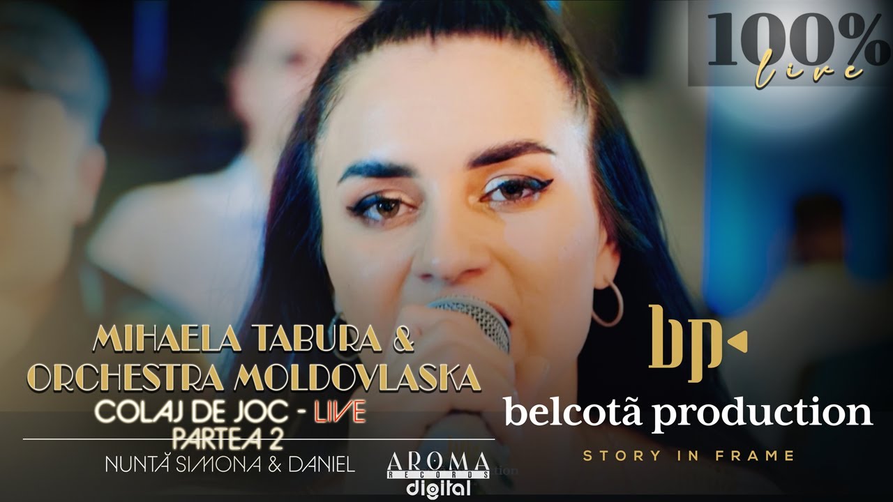Mihaela Tabura & Orchestra Moldovlaska - Colaj De Joc | Partea 2 | Nunta Simona & Daniel