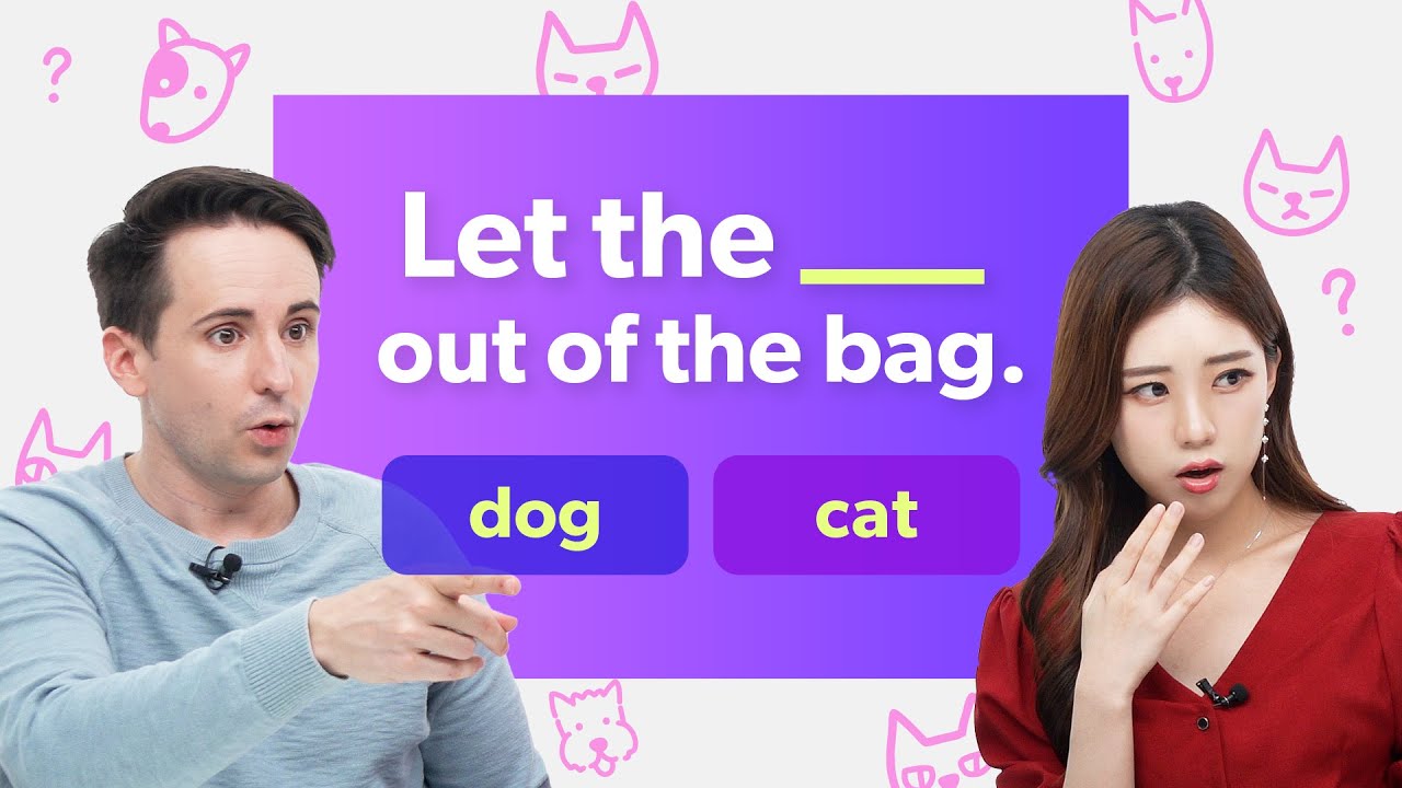 What does 'Let the cat out of the bag' mean? | English Idioms with Alex & Gina