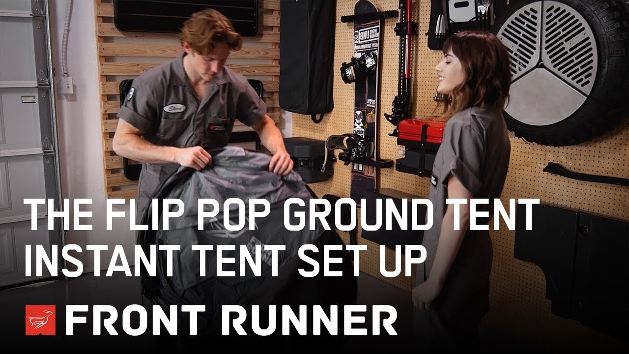 THE FLIP POP GROUND TENT - INSTANT TENT SET UP - by Front Runner