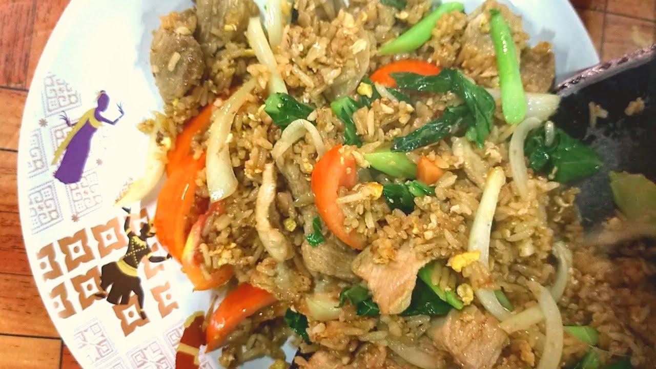 #Thaifood#ထိုင်းထမင်းကြော်  (ข้าวผัดโบราณ)
