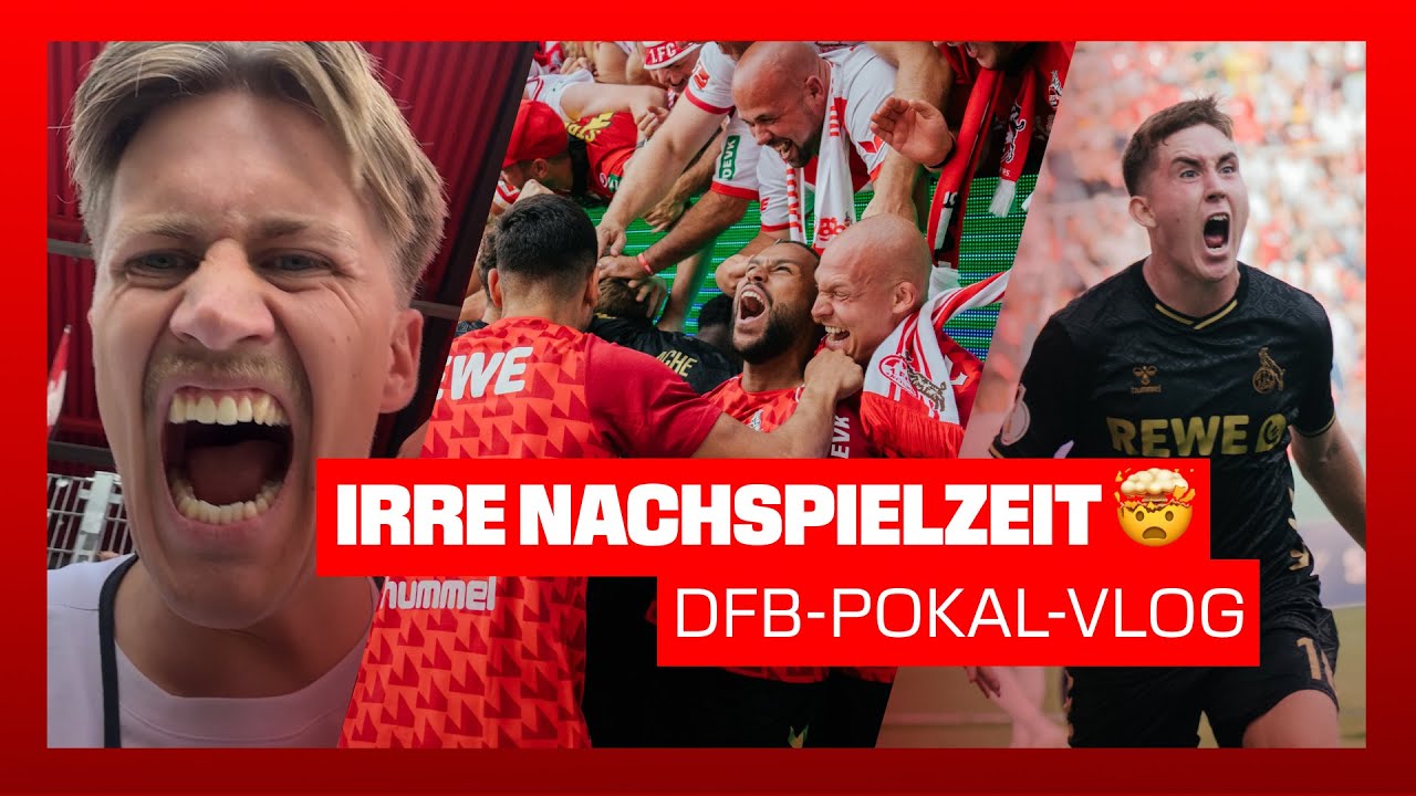 Pokal-VLOG 👀 | EKSTASE in der 90.+8 🤯😍 | 1. FC Köln