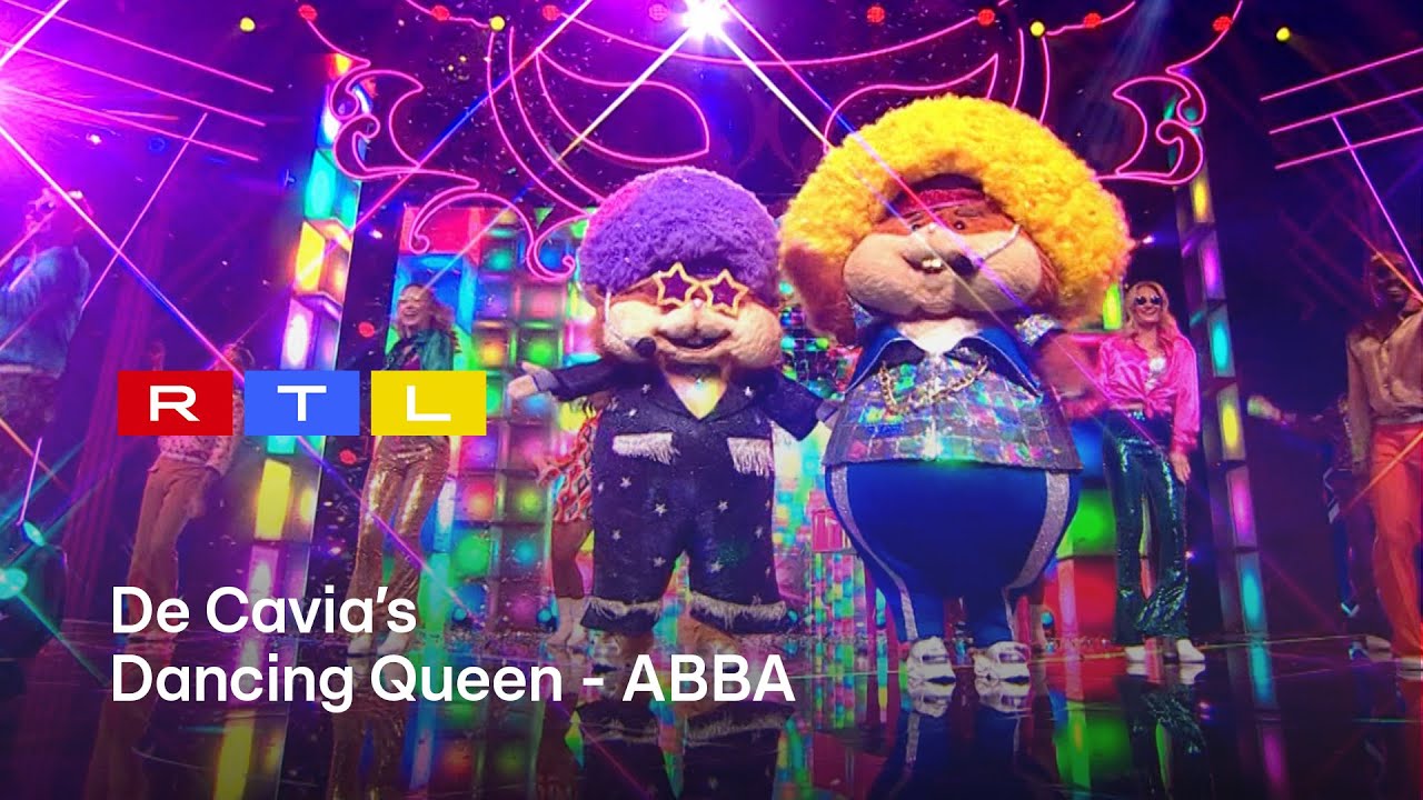 De Cavia's zetten de studio op zijn kop met 'Dancing Queen' van Abba | The Masked Singer