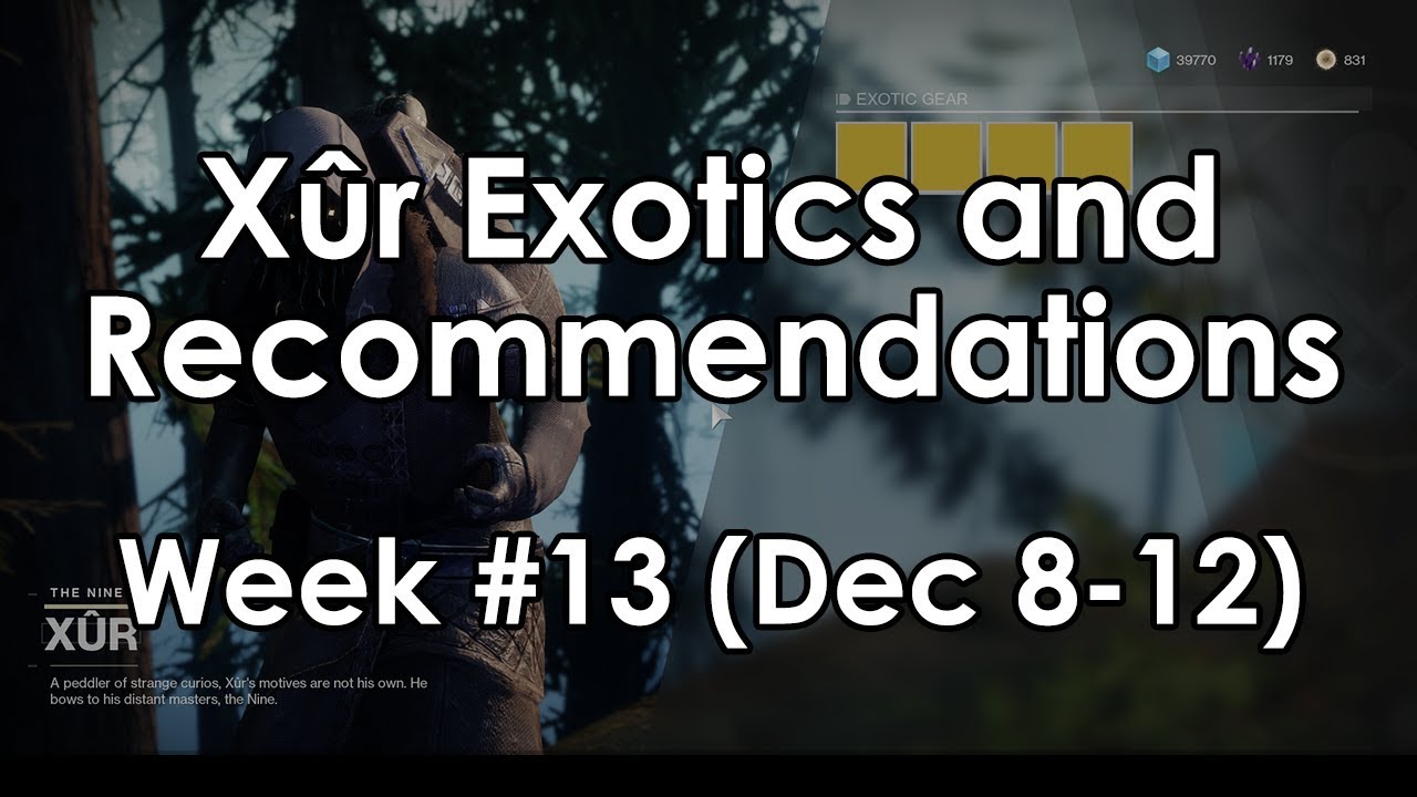 Destiny 2: Xur Week 13 is Selling Prometheus Lens And You Should Buy It